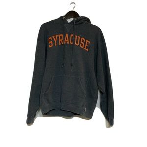Syracuse Russell Athletic Gray and Orange Hoodie - Large